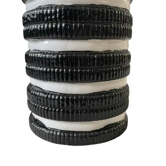 1970's Vintage Stacked OREO Cookie Jar Container With Lid